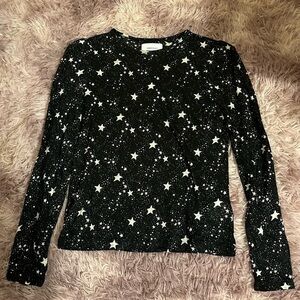 Current Elliott Long Sleeve Star Shirt Size 2